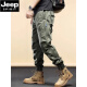 Jeep Spirit Pantalones casuales para hombres Spring 2025 NUEVO Deportes Funcionales Funcionales Atendas Foot Black Long Pants Men JP679-Khaki 29 [sugerido 110-120Jin [Jin equivale a 0.5 kg]]