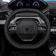 Xinshengling ist für Peugeot 408 408X 508 2008 4008 5008 3008 2008 308 301 Lenkradpeugeot Double D- (schwarzes Braun) Dünnmodell 38 cm