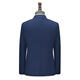 Easy care solid color 80% wool suit business professional youth suit jacket men's formal wear student graduation light blue regular 180A suit trousers live waist 85 cm