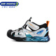 Dr. Jiang Shoes para niños y niñas de verano Sandalias para niños para niños de 1-3 años 2S14A2006cm Plata/Negro 26 tamaños