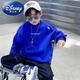 Disney (Disney) boys turtleneck spring and autumn sweatshirt Korean version loose casual fashion network dazzling children turtleneck sweatshirt boys bottoming shirt black plus velvet 110