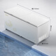 Midea's first and second grade household small large capacity refrigeration and freezing dual-purpose mini single temperature dual temperature freezer commercial refrigerator single temperature 719 liter refrigeration and freezer conversion