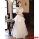 Yinshi new evening dress, female sense, niche light luxury, birthday coming-of-age ceremony, vocal and art test host, high-end banquet, champagne color S