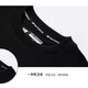 
newbalance nb children's clothing 25 years spring new products for men, women and children versatile casual long-sleeved round neck pullover sweatshirt 7ZF12043 7ZF12043-BK black 150 cm