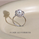 Menbin Chinese Valentine's Day gift for women Zhengyuan Aurora Akoya seawater pearl pendant ring earring design set extremely pendant
