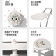 励智2025新款婴儿防O型腿学步车宝宝可坐防侧翻多功能音乐助步手推车 【标配】象牙白 【旋转垫+音乐】