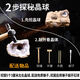 其他家挖宝藏玩具挖矿石盲盒考古紫水晶矿石化石科普儿童手工DIY 黑色 3种陨石挖掘 送宝箱
