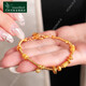 Time Bird Jewelry Ancient Method 925 Silver Gold-plated Star and Moon Gold Coiled Bracelet