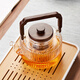Mesni steaming integrated teapot glass tea brewing teapot steaming teapot lifting beam teapot Kung Fu tea set