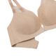 Amor de la primavera y la ropa interior de verano para mujeres, jianyun, sin anillo de acero, agujeros ocultos medios y gruesos, senos pequeños, sujetador reunido, AM17A701, color de piel desnuda, CM0 75B