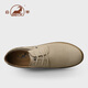 Ram casual leather shoes for men spring and summer men's shoes business casual shoes commuting work shoes for men sand color 41
