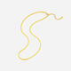 Saturday Fortune 18K gold necklace snake bone chain blade chain color gold clavicle chain birthday gift C0513947 40+5cm