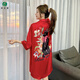Youdidi 2025 Nouveau pyjamas pur pour les femmes en glace d'été Silk à manches courtes, la célébrité Internet mince peut porter une jupe de chemise de grande taille 719 [couleur champagne] jupe de chat xl [120-140jin [Jin est égal à 0,5 kg]]]