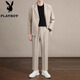 Playboy Business Traje casual con traje casual de estilo coreano para hombres Spring y Autumn Blazer Summer Summer Black Nine Point Pants traje S Tamaño 95-115Jin [Jin equivale a 0.5 kg]