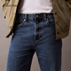 
Calvin KleinJeans [Replica 90 Series] 25 Spring and Summer Men and Women Same Model ck Retro Straight Jeans 4RB701G U1W-Denim Light Blue 34