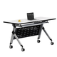 Xinjing folding training table conference table combination double desk removable splicing wheeled desk 1.2 meters