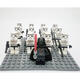 LEGO Star Wars Figura Clone Soldier Soldier Soldier Jedi Sis Warrior Darth Vader Buffett Toys 13 Clones PG757 + Capitán + Base de placa BOLSA