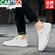 Cardile Crocodile Men's Shoes 2024 New Summer Ice Silk Sneakers Men's Versatile Slip-on Breathable Sports and Leisure Men's White Shoes White - Breathable Ice Silk - 6624D 43 Standard Sports Code Number