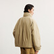 
Sketch men's clothing 2024 winter new product H-shaped loose hat-collar work clothes down jacket warm simple casual 9O0C13240 287 yellow khaki XS