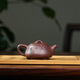 Zanghutianxia Yixing purple clay teapot small capacity pure hand carved mini teapot original mineral purple mud stone scoop pot Kung Fu tea set small stone scoop