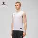 
KELME (KELME) sports vest men's summer new basketball training suit running and fitness sleeveless quick-drying T-shirt bright white L