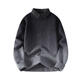 Space Owen Sense gefälschter zweiteiliger Pullover Männer 2024 neuer Gradientenhemdkragen Pullover Männer Winter Wärme Innere Wear 9756 Graues Hemdkragen etwa 130-150jin [Jin gleich 0,5 kg] kann getragen werden xl