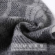 JIUJI Gray Cashmere Scarf Short Men's Winter All-match Warm Knitted Scarf Birthday Gift Box Gray (Short)