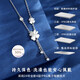 MZMZ four-leaf clover platinum necklace for women pt950 platinum fashion clavicle chain Double Eleven birthday gift for girlfriend and wife Direct delivery from the nearest warehouse/once/next day delivery Light luxury lucky four-leaf clover necklace for women