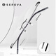 Slova ultra-light frameless myopia glasses men's small face square frame business ultra-light titanium frame optical eyes women SC687 SC687 night sky black C16 single frame without lens