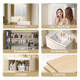 Hengjie (HEGII) Badezimmerschrank, integriertes Bad in integriertes Becken intelligenter Schönheitsspiegelschrank Kombination Bad zum einfachen Creme-Stil-Paketinstallation [Spiegelschrankmodell] 6189-100 cm