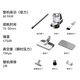 Konka vacuum cleaner wireless suction and mopping all-in-one home high suction handheld carpet washer small light sound high power mite removal mop New Year's company year-end award-B gray pine 15,000 pa high suction sweeping mop + double filter element + double mop