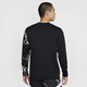 Nike (Nike) Offizieller Ja Morant Männer Sonnenschutz schnell trocknend langärmelig Basketball Top Sommer HJ3892 010 Schwarz/Weiß 2xl