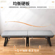 Xingqibao Mittagessen Klapperbett Haushalt Ein Büro-Nickerchen Einfacher Hardboard-Begleitbett für Erwachsene tragbares Campingbett [BOLD Square Tube] verbessertes Schwammmodellbreiten 60 cm