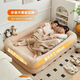 Lazy sofa can lie down and sleep single chair bedroom balcony folding small sofa bed 7374 people collection Single pillow 1 [180*130 super large] + thickened seat cushion
