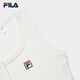 Fila offizielle Frauengestricke Weste 2025 Sommer Neue Weste Sport Slim Unterwäsche Schwarz Cloud White-Wt 170/8a/L