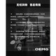 OEMG  老钱风亨利V领短袖t恤男士夏季高级感潮流牌痞帅五分半袖体恤衫 白色 XL [建议110-130斤]