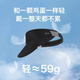 LACKPARDlackpard sun protection hat men's empty top hat women's sports marathon tennis cap cycling sunshade summer white single size
