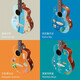 Rainbow Man (Anuene) Co-Branded Music Travel Kids Spruce Sticker Vogelgitarren Bass Ukulele Mtk 36-Zoll-Gitarrenpalawan Sonnenaufgang