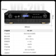 SAST professional small and medium-sized conference room audio equipment complete set of wireless microphone amplifier audio set background music training special conference system Bluetooth amplifier wall-mounted sound column