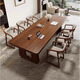 Storytelling solid wood large long desk simple modern living room learning reading writing table home office desk work table long table prince chair
