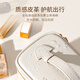 Rownyeon makeup bag for women portable large capacity 2024 new model with mirror super hot portable storage box travel products gray brush bag portable makeup bag