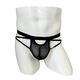 Sexy and passionate gay men use men's thong sexy underwear to stimulate couples, high-end U-convex self-hyper JJ set, black 100-170Jin Jin is equal to 0.5kg, invisible thong underwear pervert stuffed into a crotchless shark pants