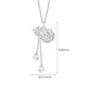 Chao Acer PT950 Platinum Necklace Gourd Coin Girls Birthday Gift Price Platinum XQP40000383 About 3.85g