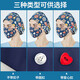 纯棉印花手术帽外科口腔护士帽女医生手术室帽子防尘防油烟化疗帽 NH12129 侧边爱心扣-绑带款