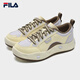 Fila Shoes Official Women's Cookies EC Retro Canvas Zapatos 2025 Summer Nuevos zapatos de galleta zapatos casuales crema espesa amarillo/lanxu púrpura-do 40