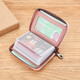 
Xiangfuzhen soft pickup bag for women anti-demagnetization certificate position large capacity driver's license multi-card position new wallet women's z1 limited wisdom black [anti-theft flash shielded RFID] 2023 thickened fabric-20 card position