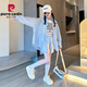 Pierre Cardin (Pierre Cardin) Girls Summer Sun Protection Veste Ice Suit Silk Big Children's Big Children Summer Shorts à la mode