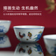 Tao Xichuan Jingdezhen ceramic tea cup antique collection Chinese style fighting color chicken cup high temperature white porcelain master cup high-end gift