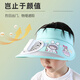 
European children's hat boys and girls sun hat charging with fan outdoor children's large brim empty top hat B2185 pink rabbit