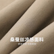 与狼共舞【含桑蚕丝】刺绣短袖T恤2025夏季新款印花亲肤圆领休闲上衣6037 卡其701 XL (180)